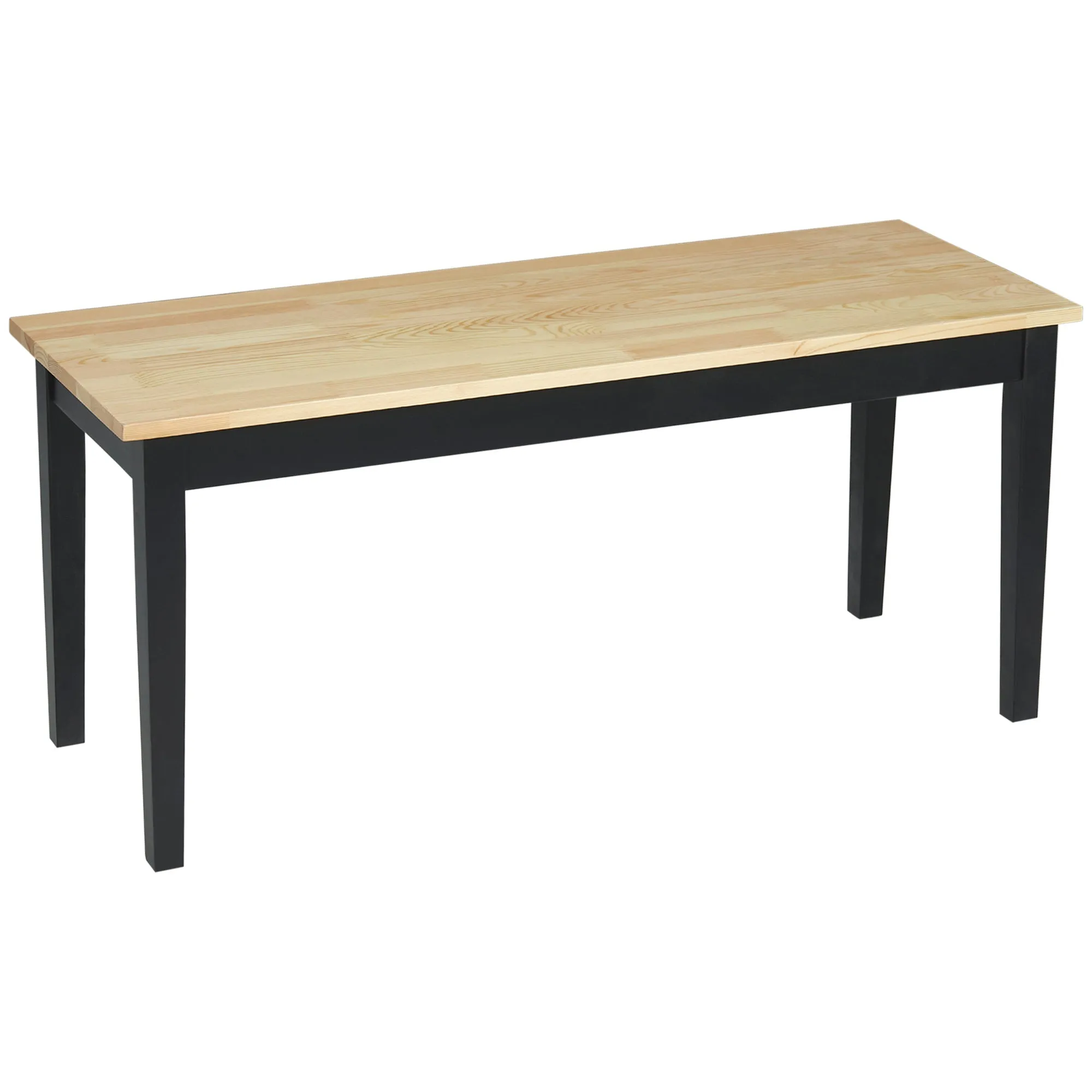 102 cm Wood Dining Bench for 2 People