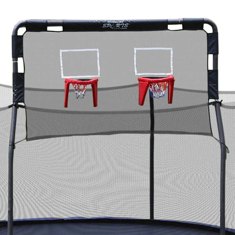 15' Trampoline Double Basketball Hoop Accessory - SWBB1500