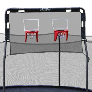 15' Trampoline Double Basketball Hoop Accessory - SWBB1500