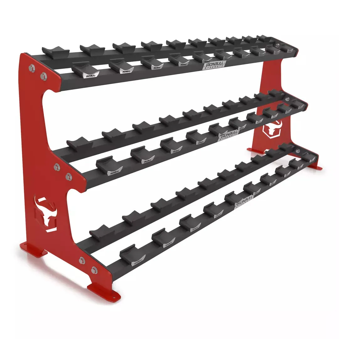 3-Tier Commercial Dumbbell Rack