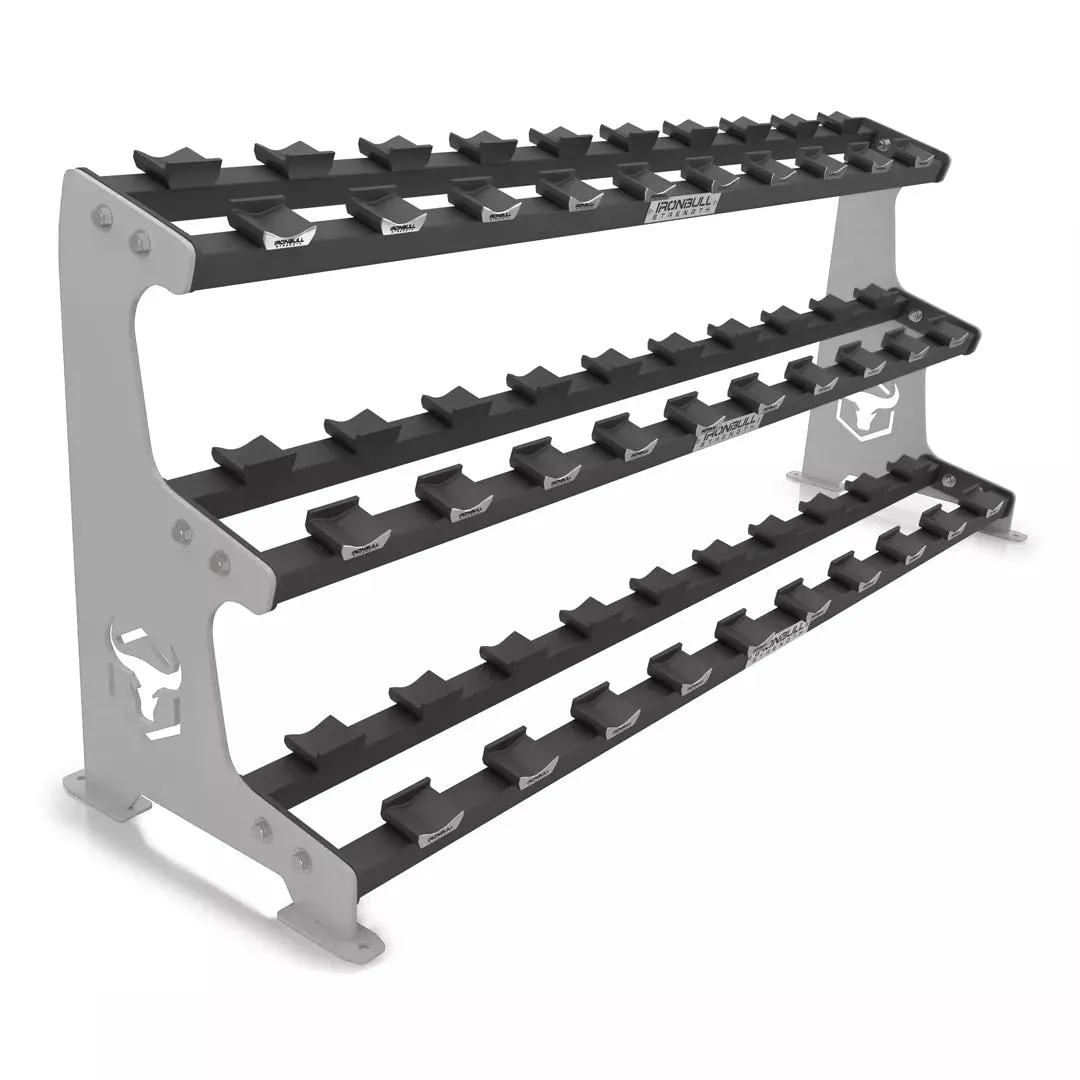 3-Tier Commercial Dumbbell Rack