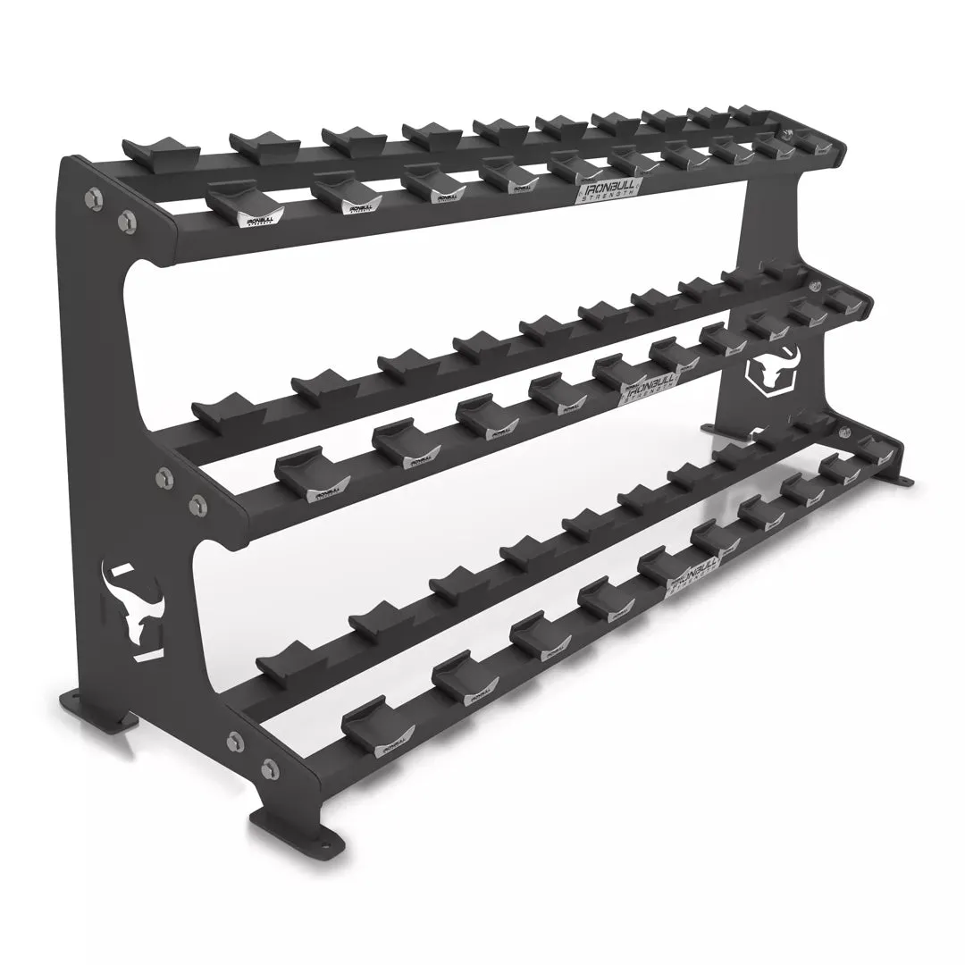 3-Tier Commercial Dumbbell Rack