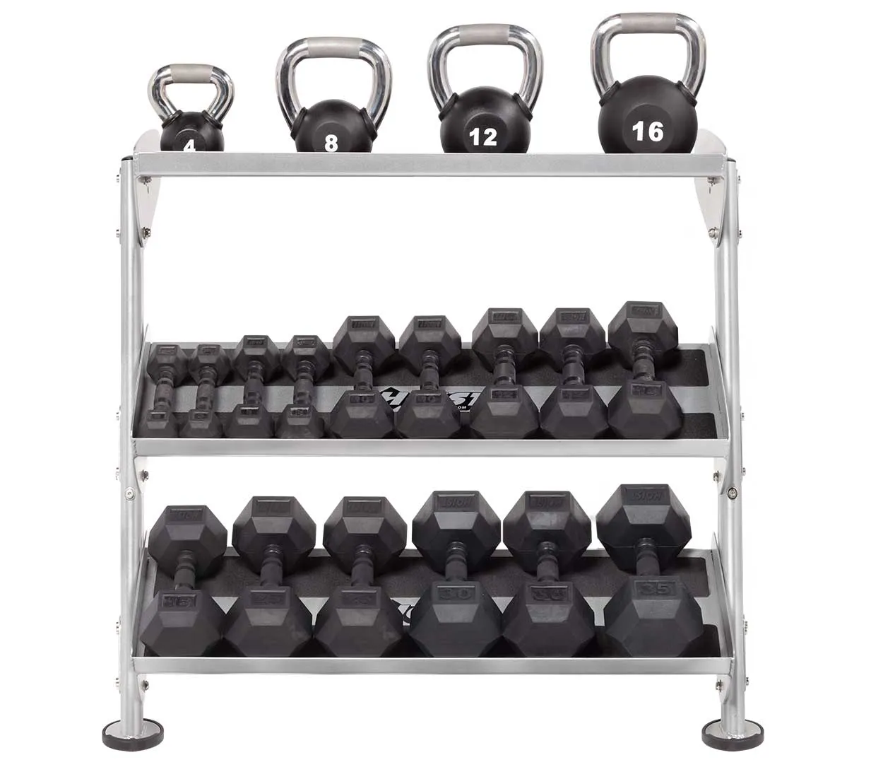 36" Dumbbell Rack With OPT (3rd-Tier)