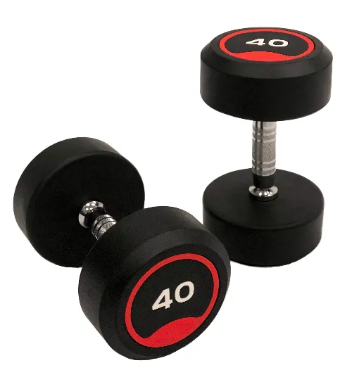 5LB-50LB Pro Style Rubber Dumbbell Set