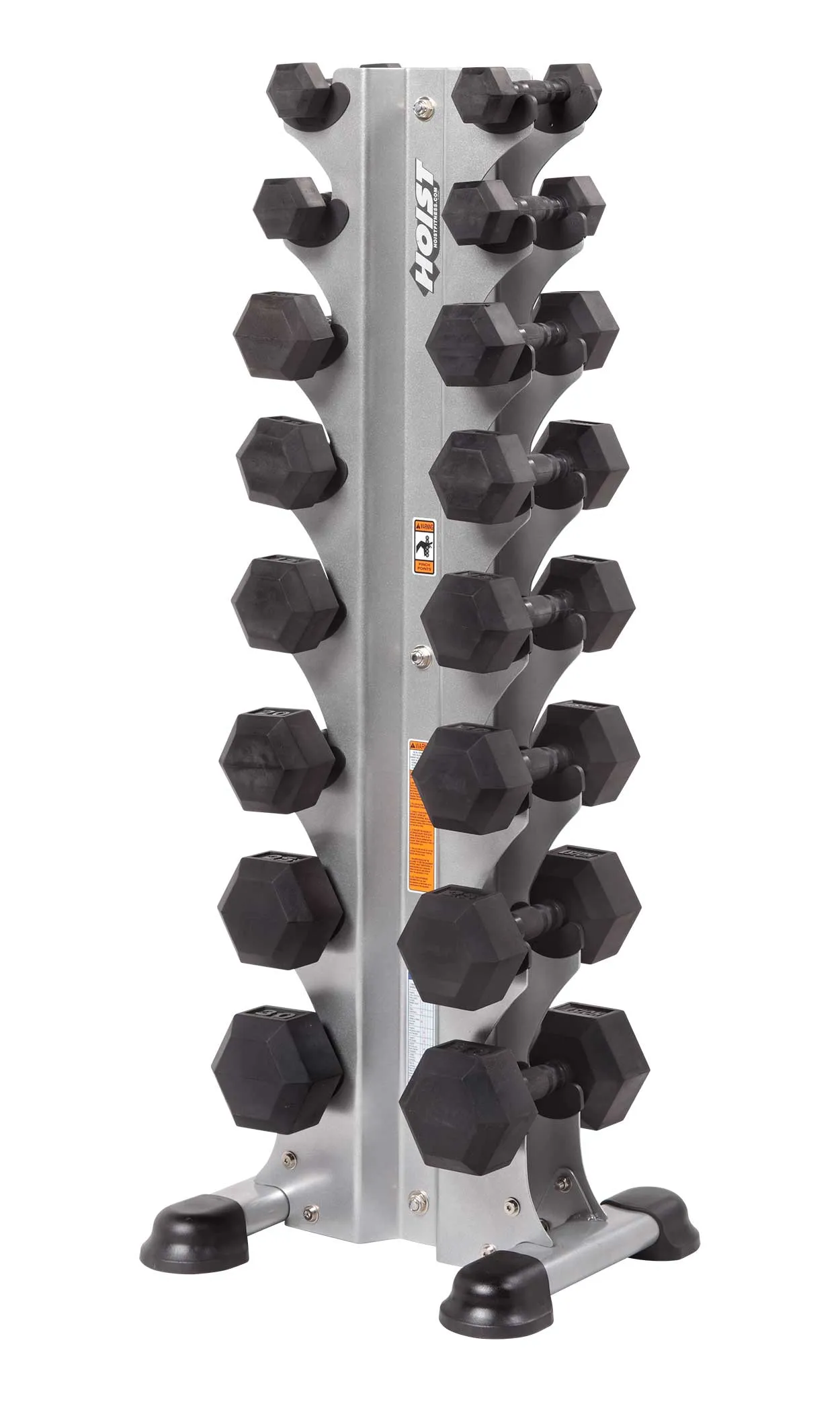 8 Pair Vertical Hex Dumbbell Rack (Dumbbells Not Included)