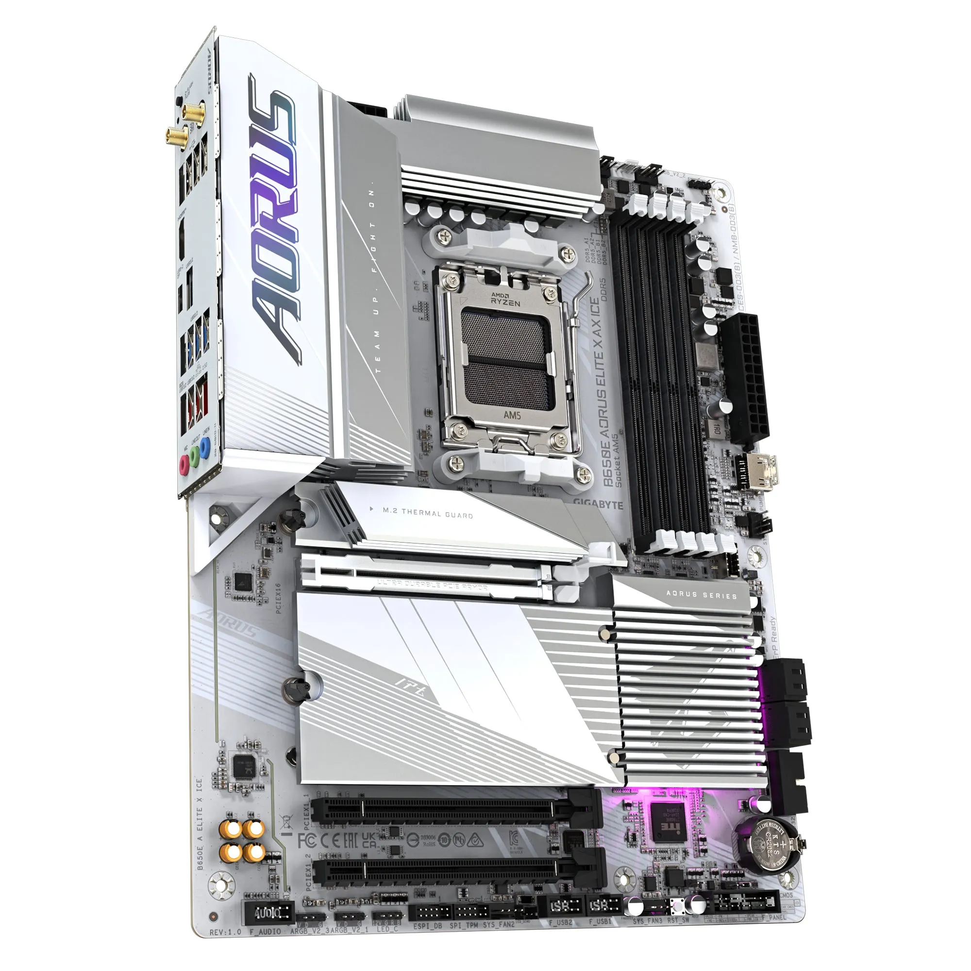 Aorus B650e Elite X Ax Ice - Motherboard - Atx - Socket Am5 - Amd B650