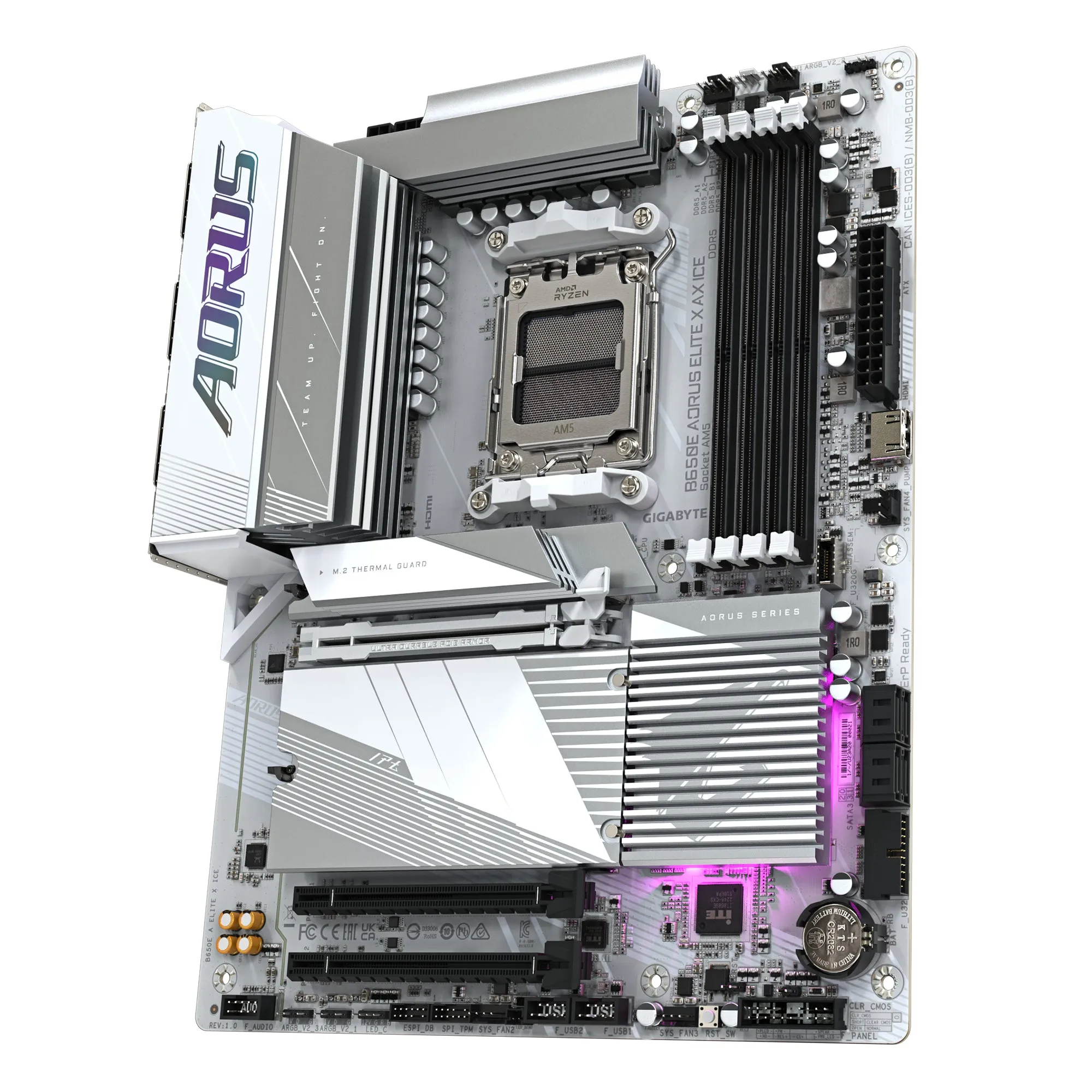 Aorus B650e Elite X Ax Ice - Motherboard - Atx - Socket Am5 - Amd B650