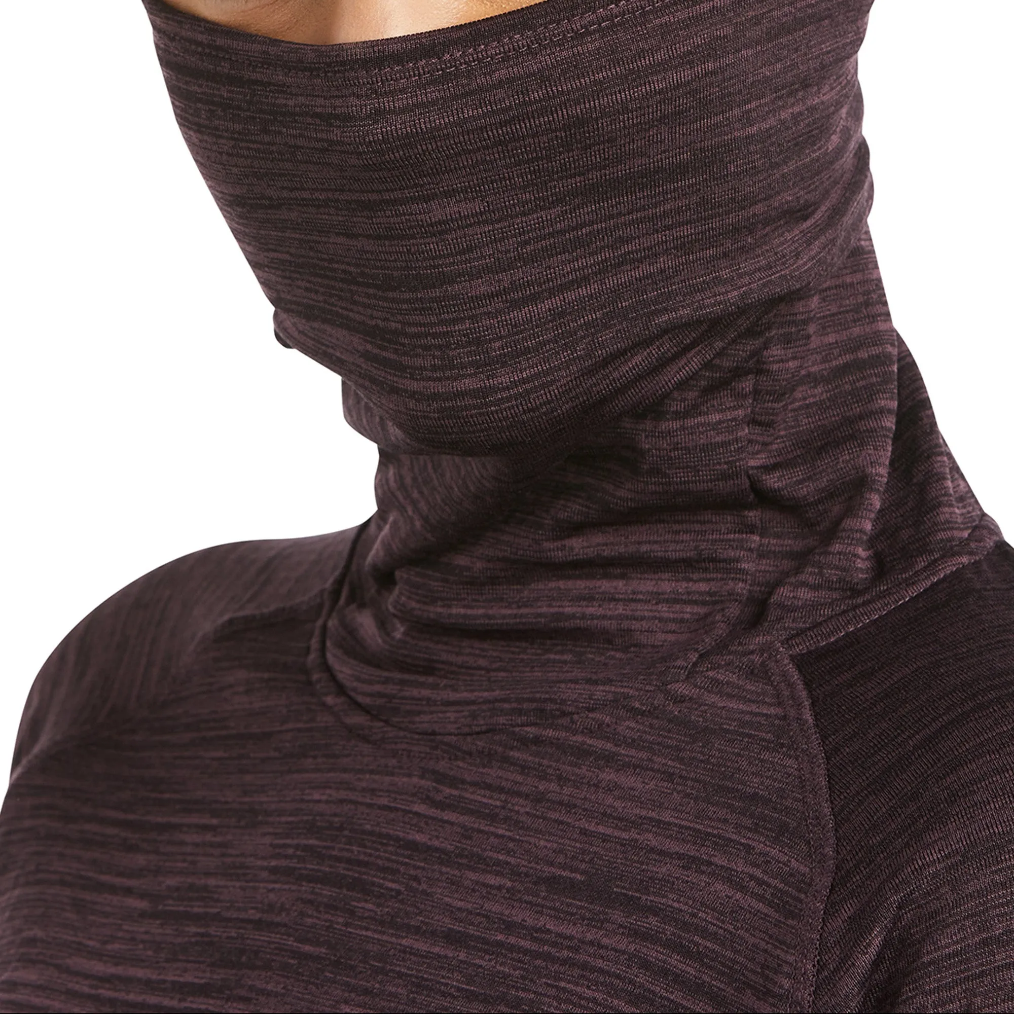 Ariat Ladies Rebar Gridwork Plum Balaclava Baselayer Top 10037677