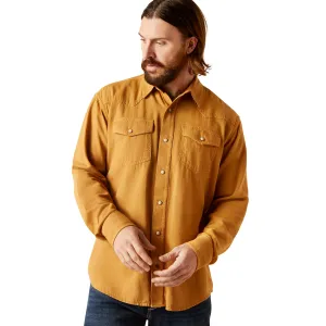 Ariat Men's Jurlington Retro Fit Comb Honey Button Down Shirt 10046820