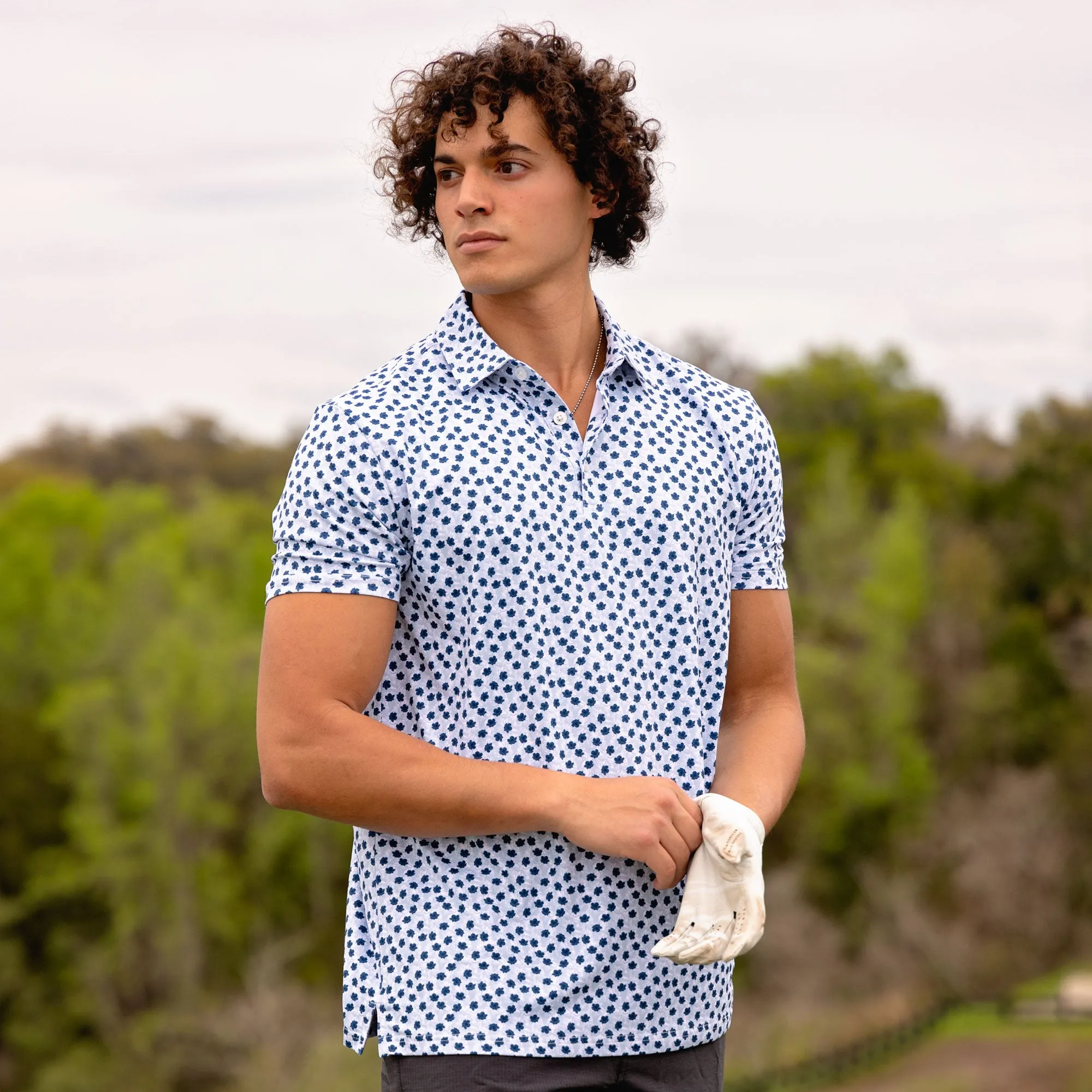 Arroyo Polo - White/Skyway/Navy