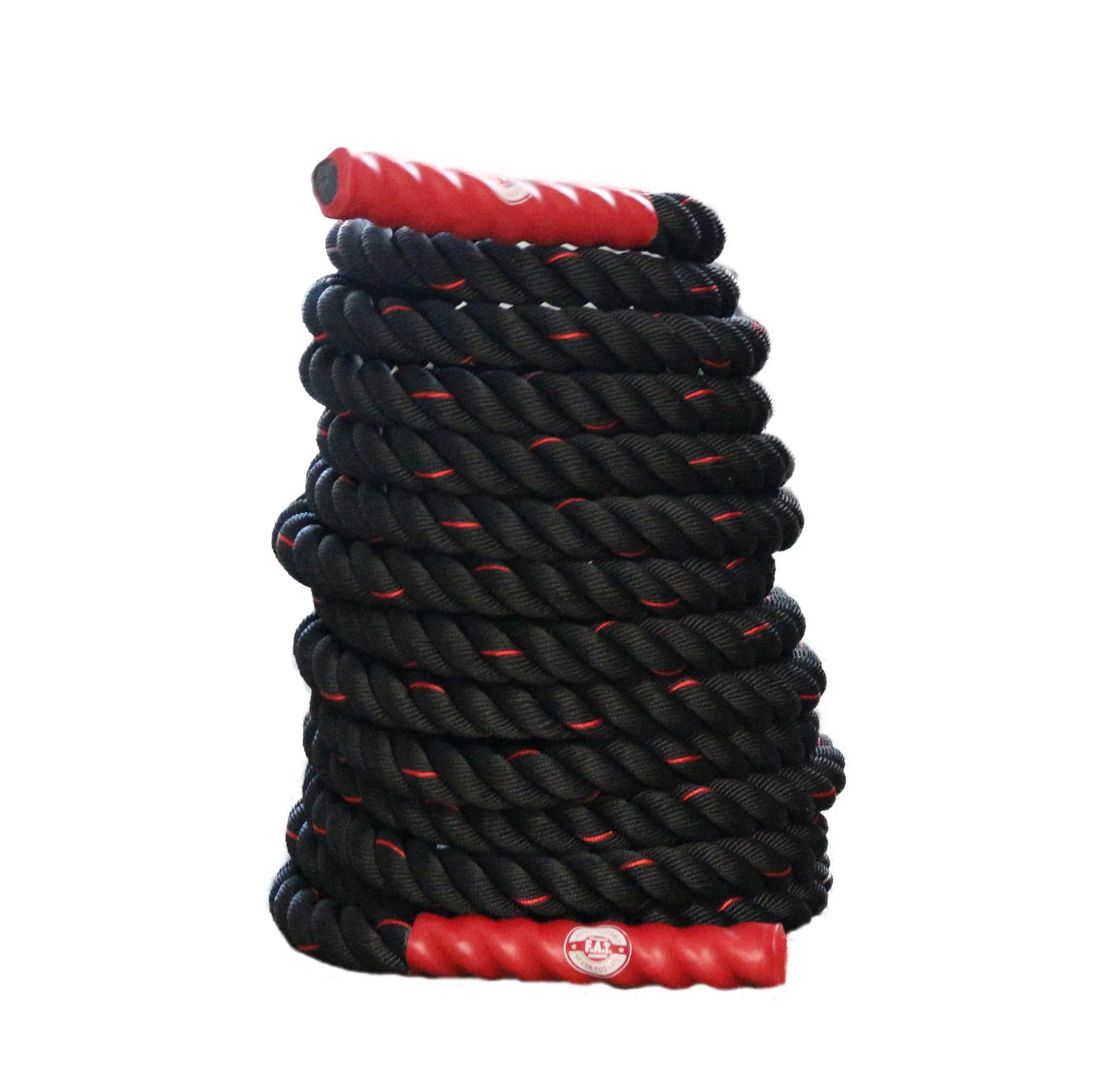 Battle Ropes Exercise Rope | Heavy Battle Rope for Crossfit Equipment | Fitness Training Gym Rope| 40 ft x 1.5 in - Red