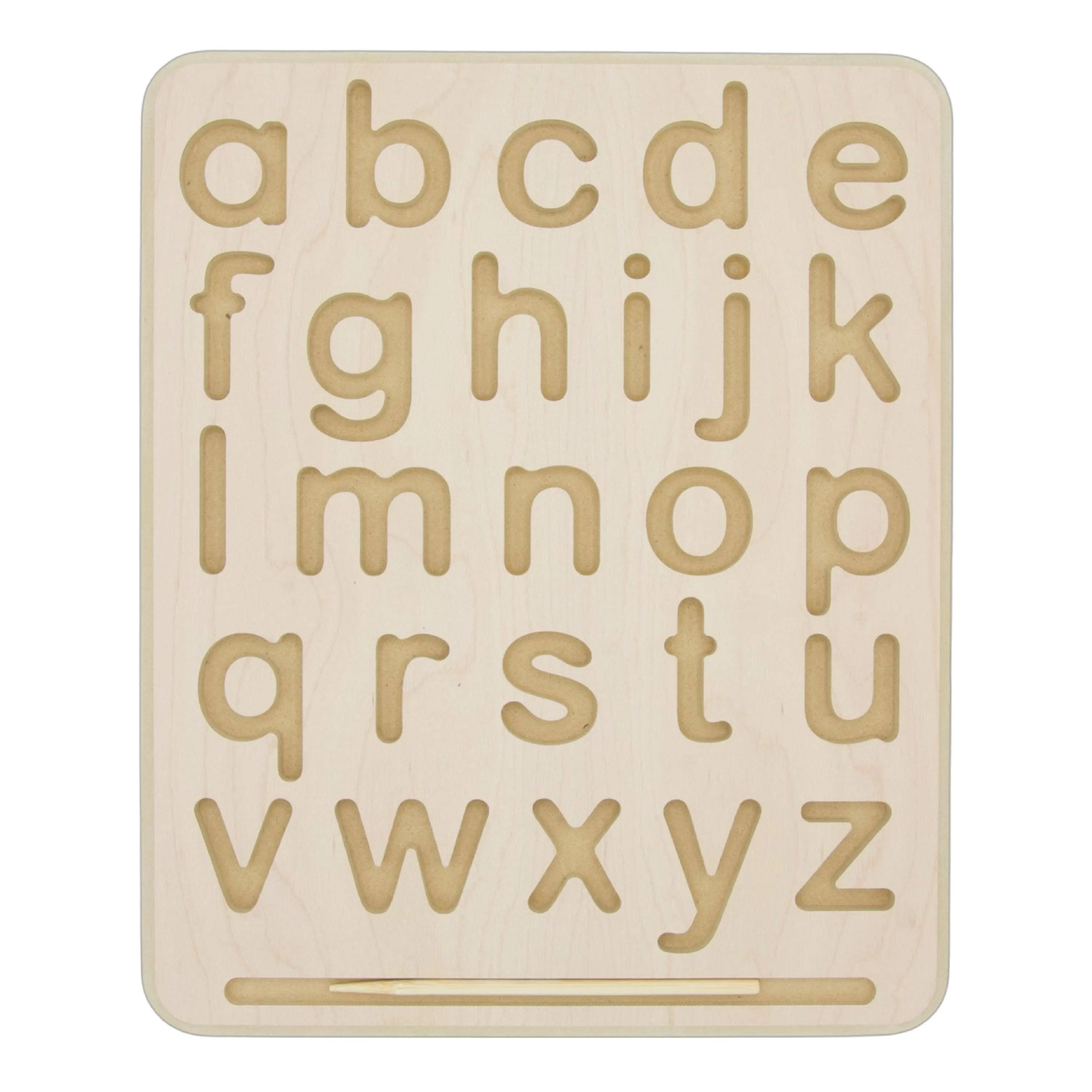 BeginAgain Wooden Letter Tracing Boards with Stylus