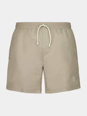 Beige Swim Shorts