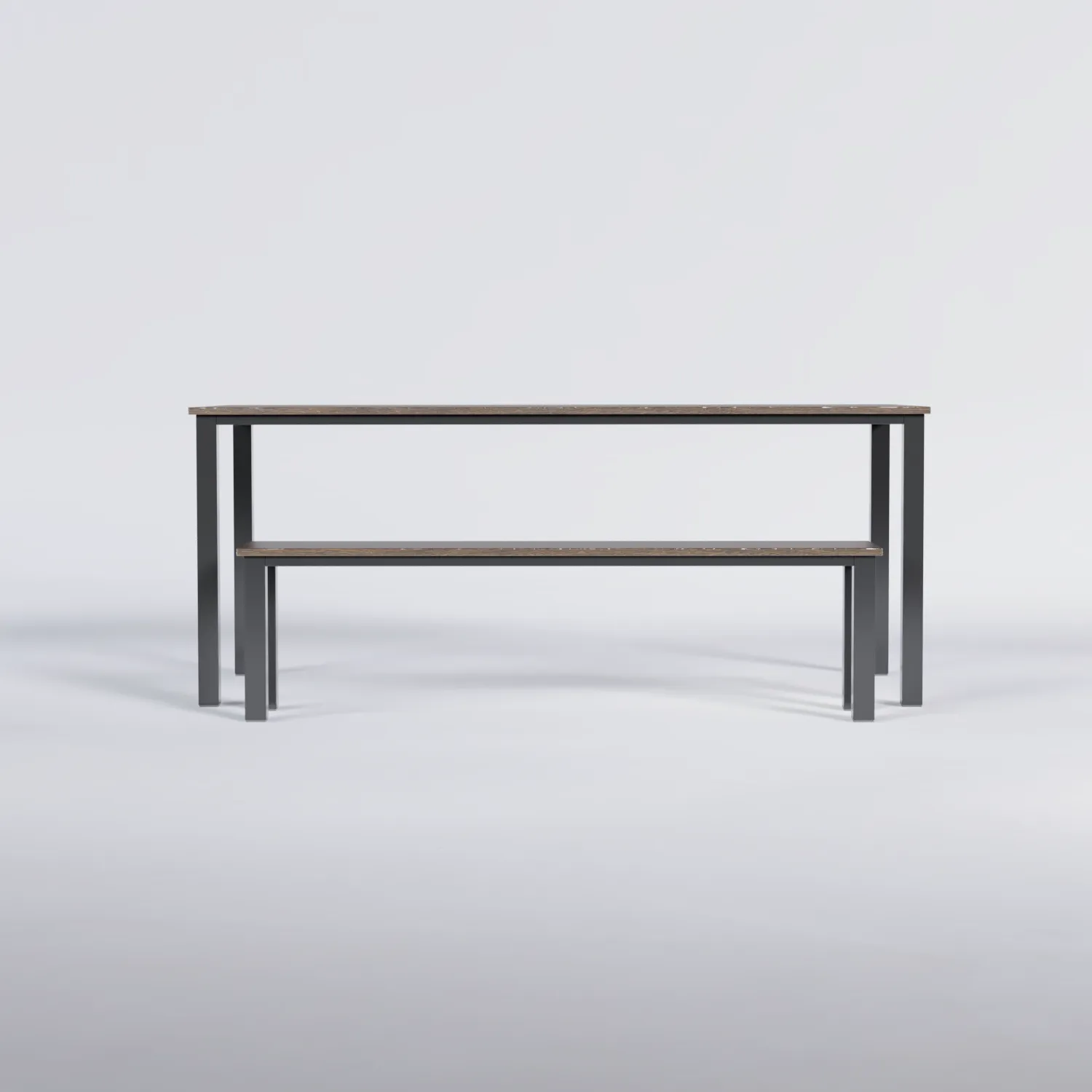 Bench Nº 0 - Powder coated / Oak