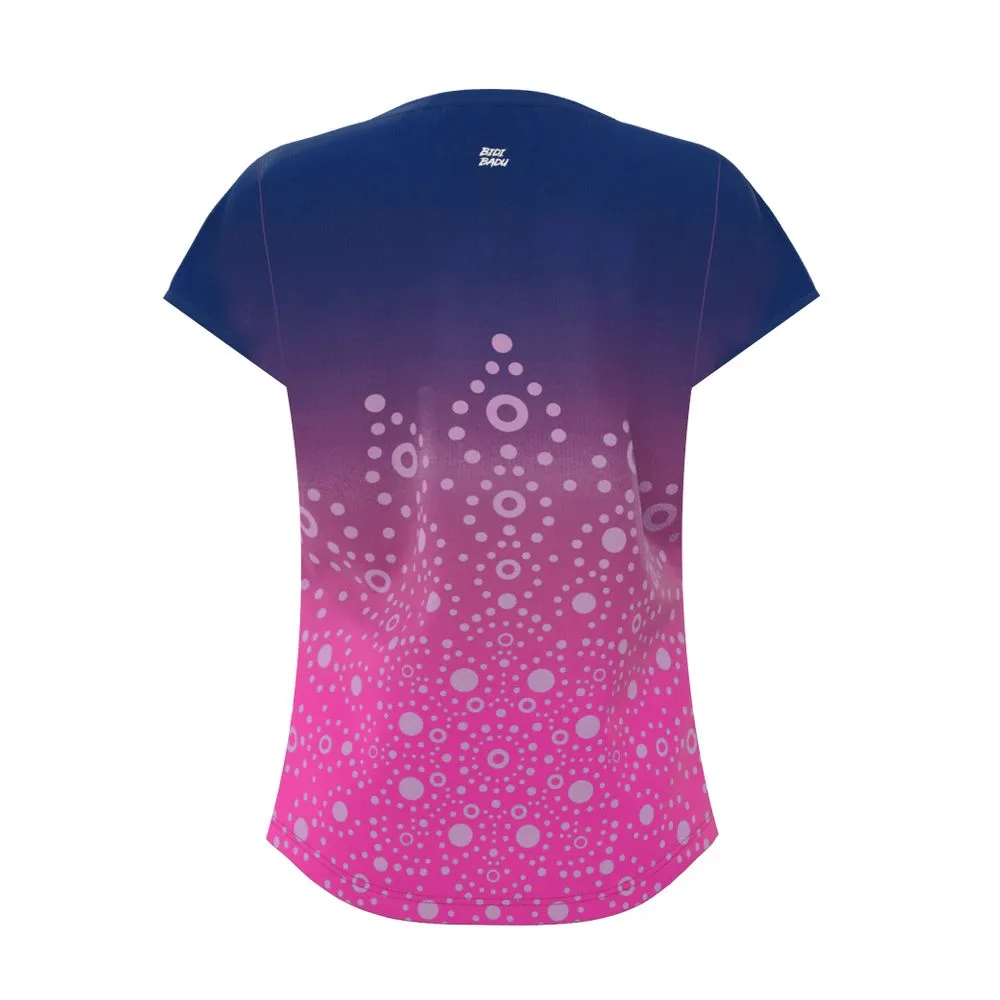 Bidi Badu Colortwist Junior Capsleeve (Girl's) - Pink/Dark Blue