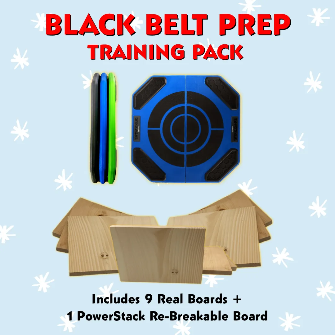 Black Belt Prep Training Pack (30% OFF & Includes Brand New PowerStack Board!!!)