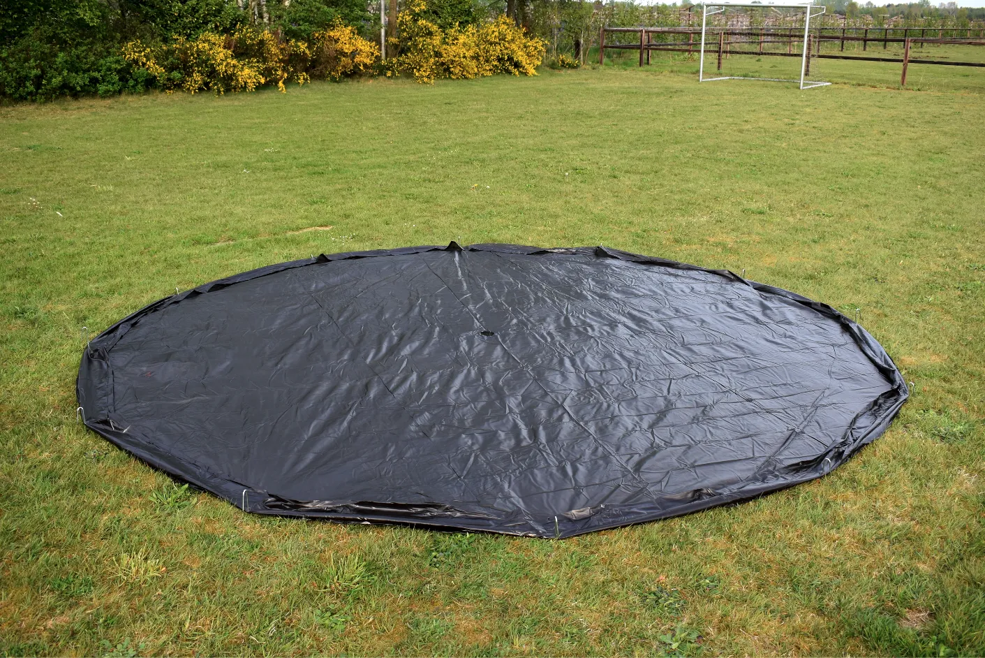 Black Friday Bundle! 12' Round Pro-Line In-ground Trampoline   LED Lights   Cover