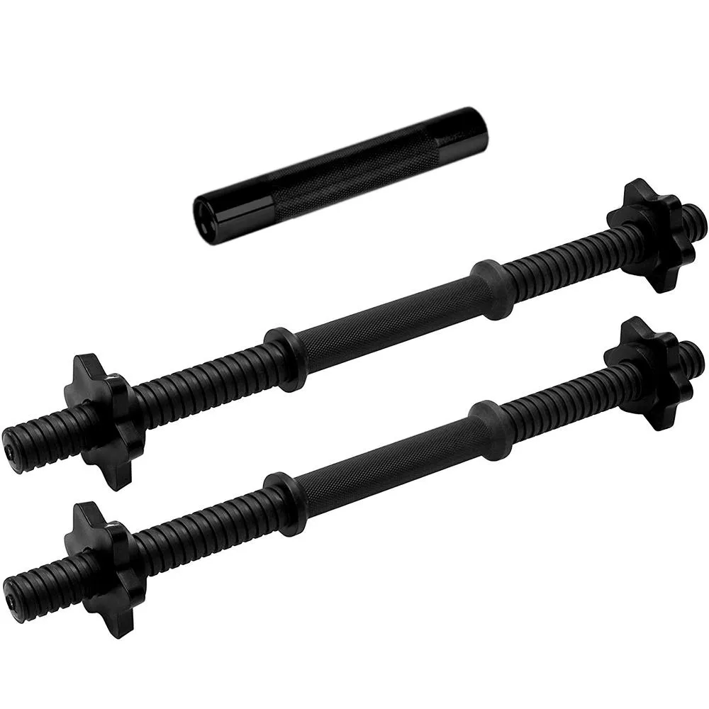 Black Plastic Dumbbell Connector Bar Set