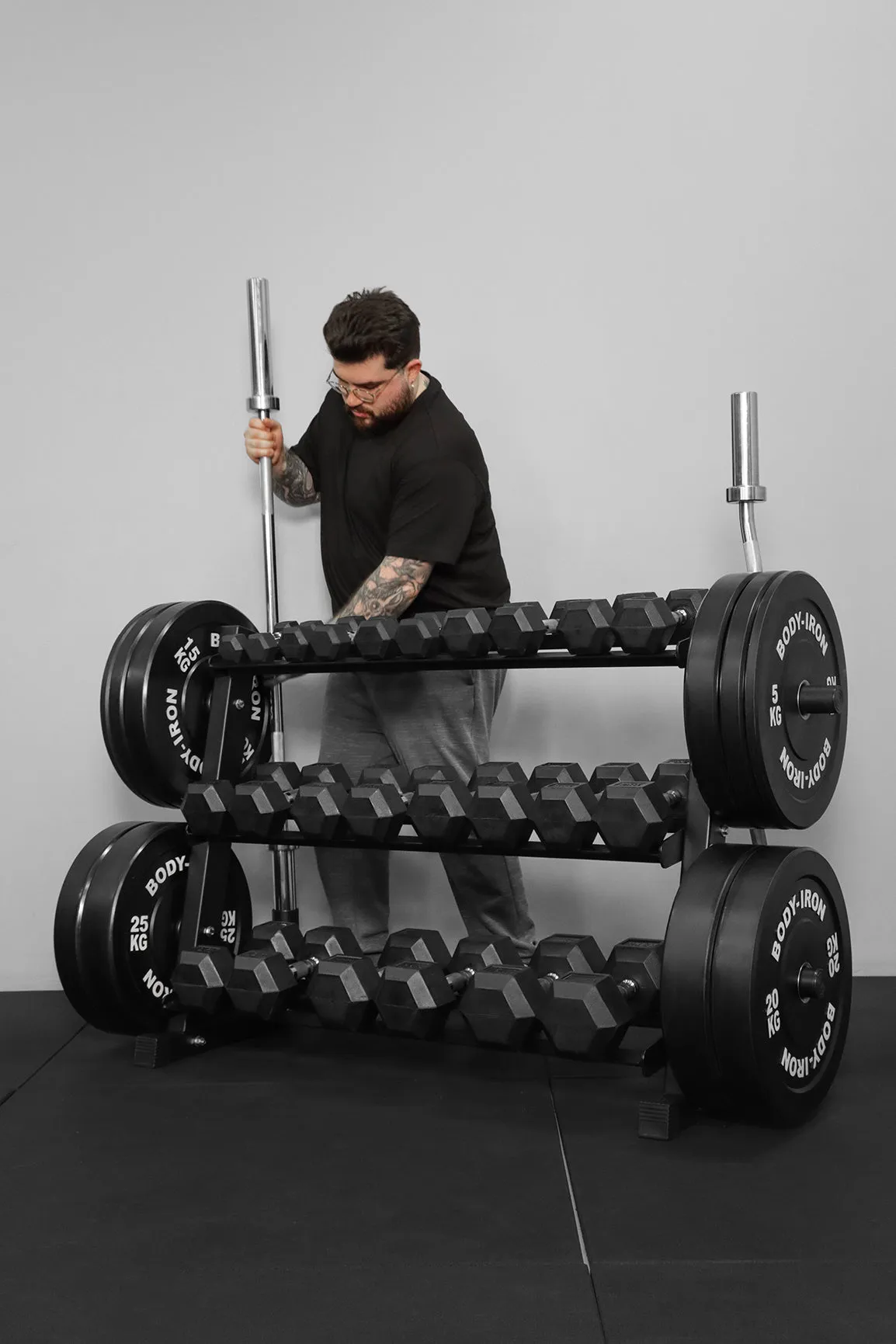 Body Iron Commercial Weight Storage Rack