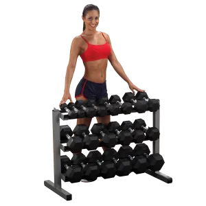 Body Solid GDR363 Dumbbell Rack 3-Tier 40"