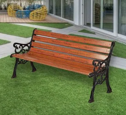 Cast Iron Garden Bench- Waterproof Nature Fiber (3 Seater)