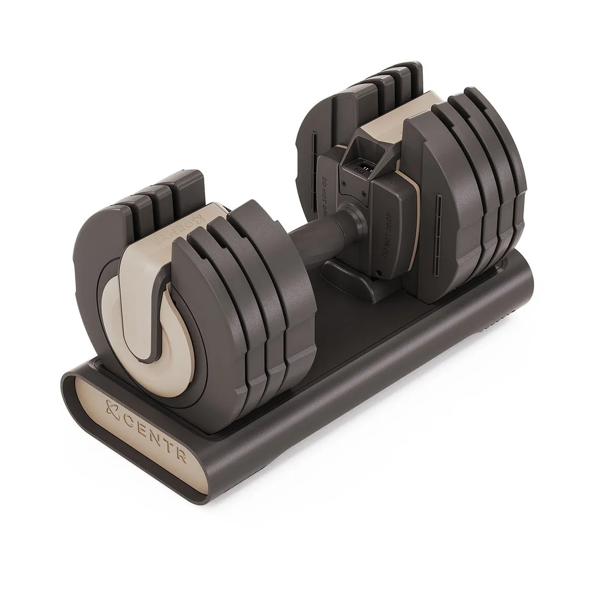 Centr Smart Stack 50 Adjustable Dumbbell (Single - 5-50lb Dumbbell)