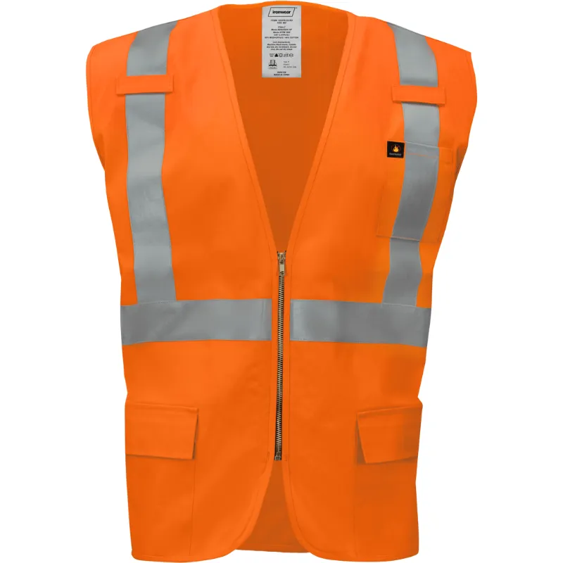 Class 2 Type R Reflective Vest (Hi Vis Orange)