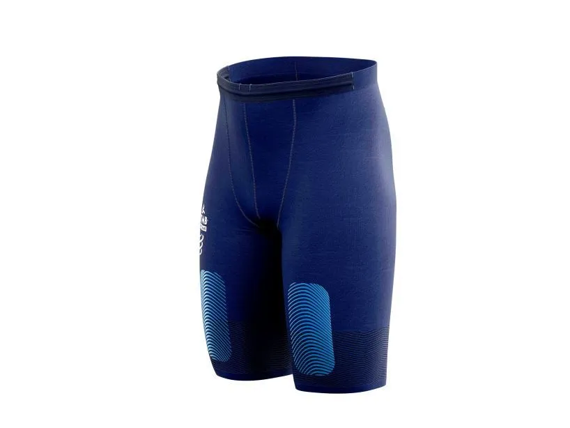 Compessport Men's Ultra-Trail Under Control Short - UTMB 2022 - Blue