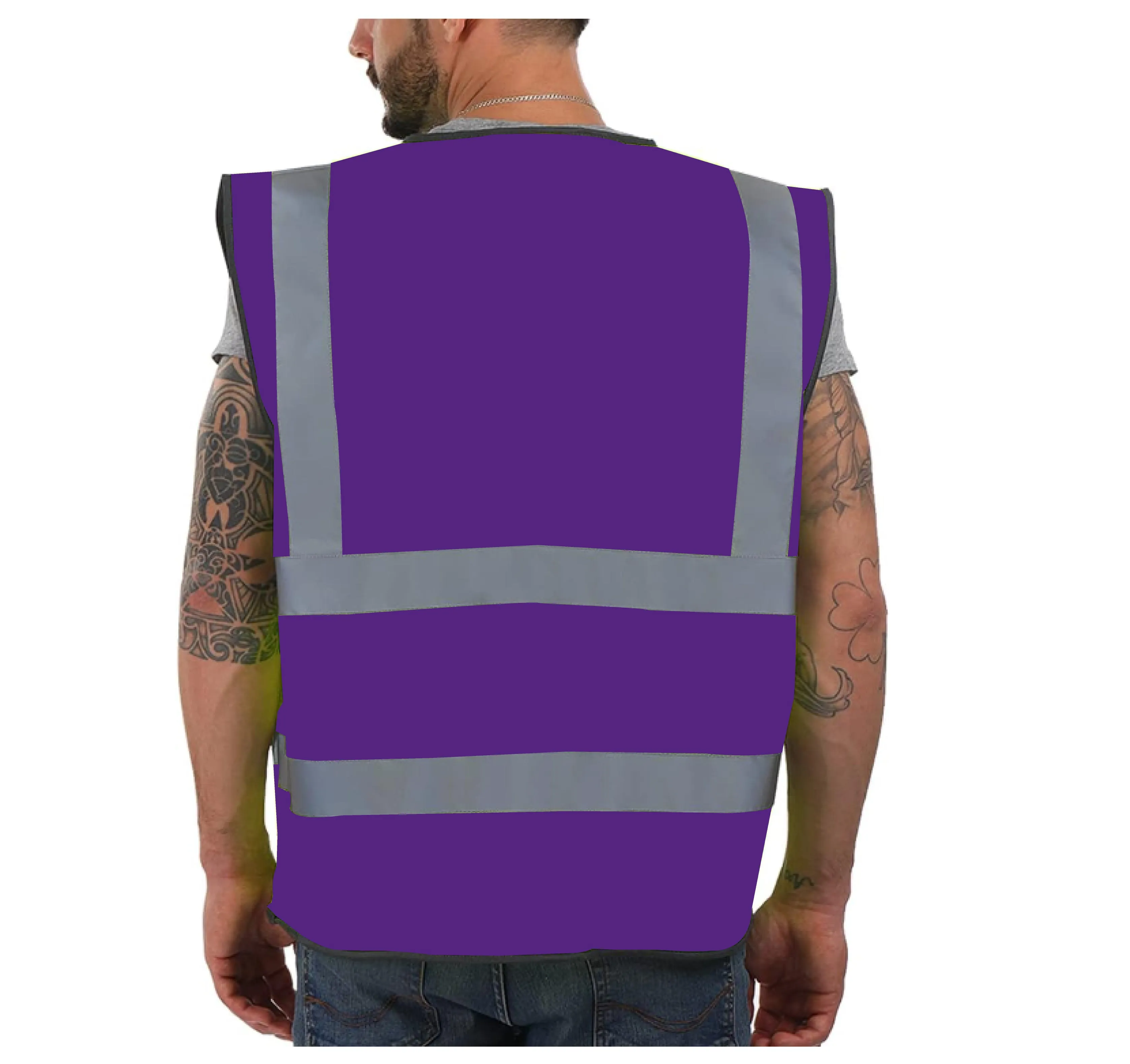 Dib Safety Reflective Vest - Purple