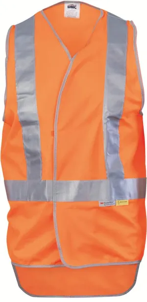 DNC Day & Night Cross Back Safety Vest With Tail (3802)