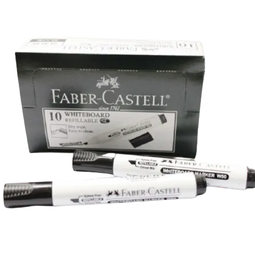 FABER-CASTELL Whiteboard Marker 253999(W50) Black Chisel Tip