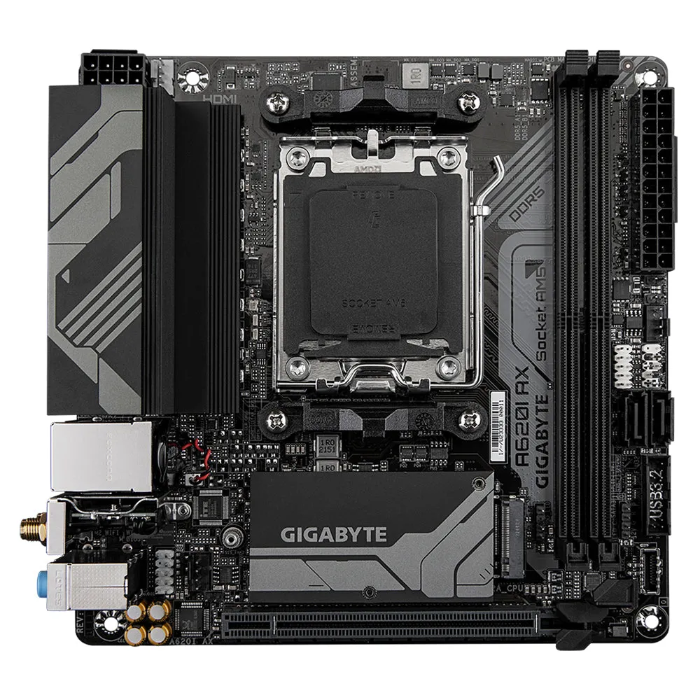 Gigabyte A620i Ax - 1.0 - Motherboard - Mini Itx - Socket Am5 - Amd A620