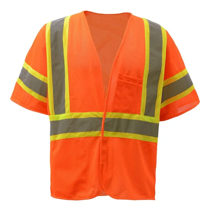 GSS Standard Class 3 Two Tone Mesh Hook & Loop Safety Vest