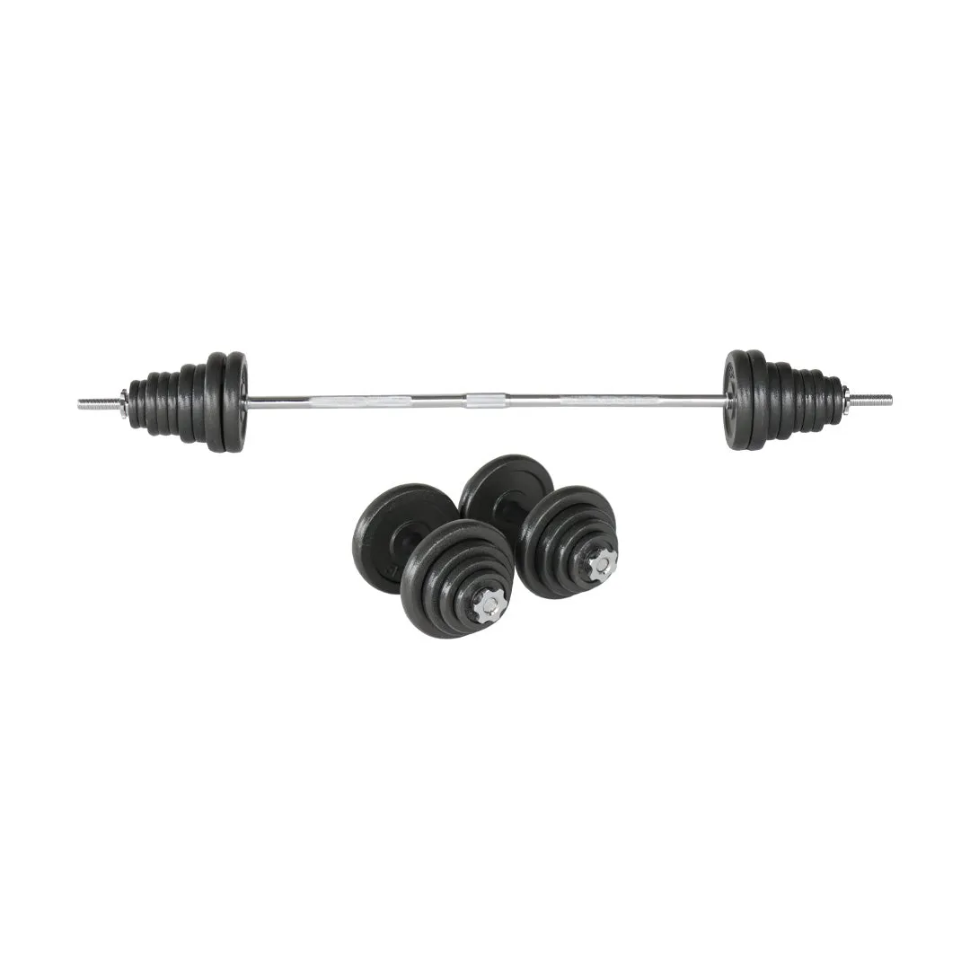 Hit Fitness Adjustable Dumbbell and Barbell Set | 50kg