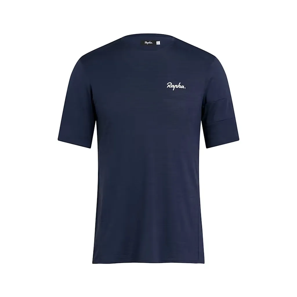 Jersey Rapha Mens Explore Merino SS - Navy