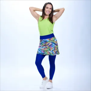 JUNGLE FRENZY SKIRTED LEGGINGS