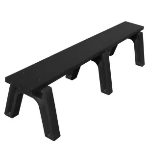 Landmark Recycled Plastic Backless Park Bench