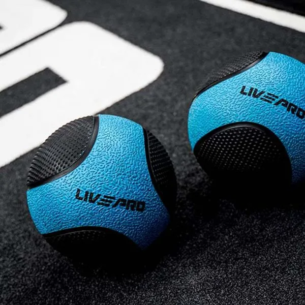 LivePro Solid Medicine Ball Black Blue - LP8112 - 7KG