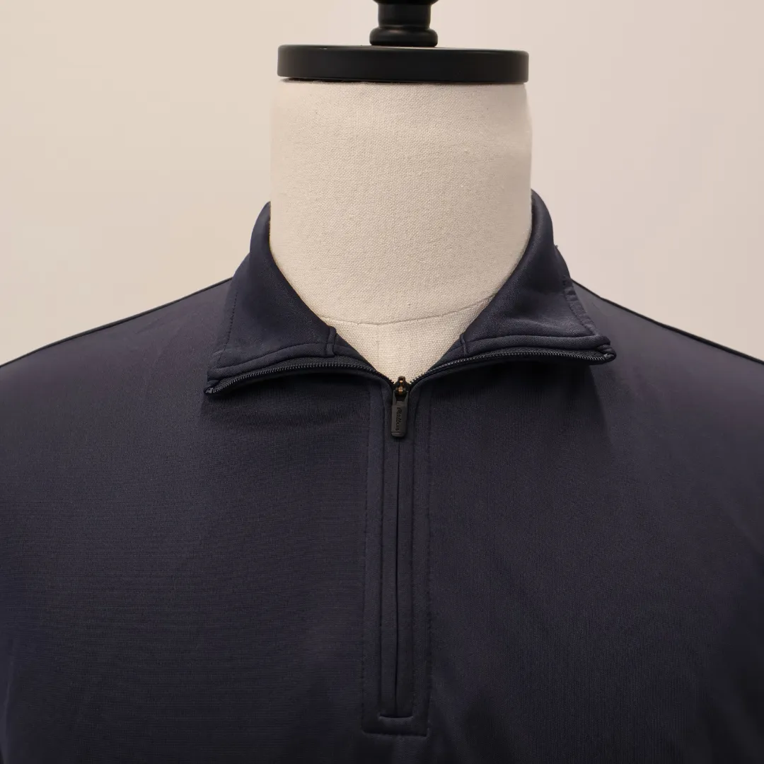 Malbon Navy Quarter Zip