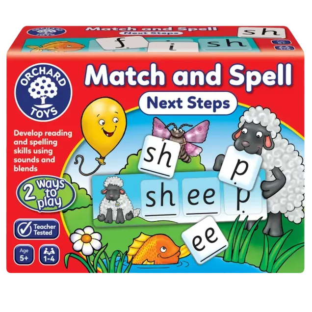 Match and Spell Next Steps Literacy Game by Orchard Toys