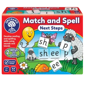 Match and Spell Next Steps Literacy Game by Orchard Toys