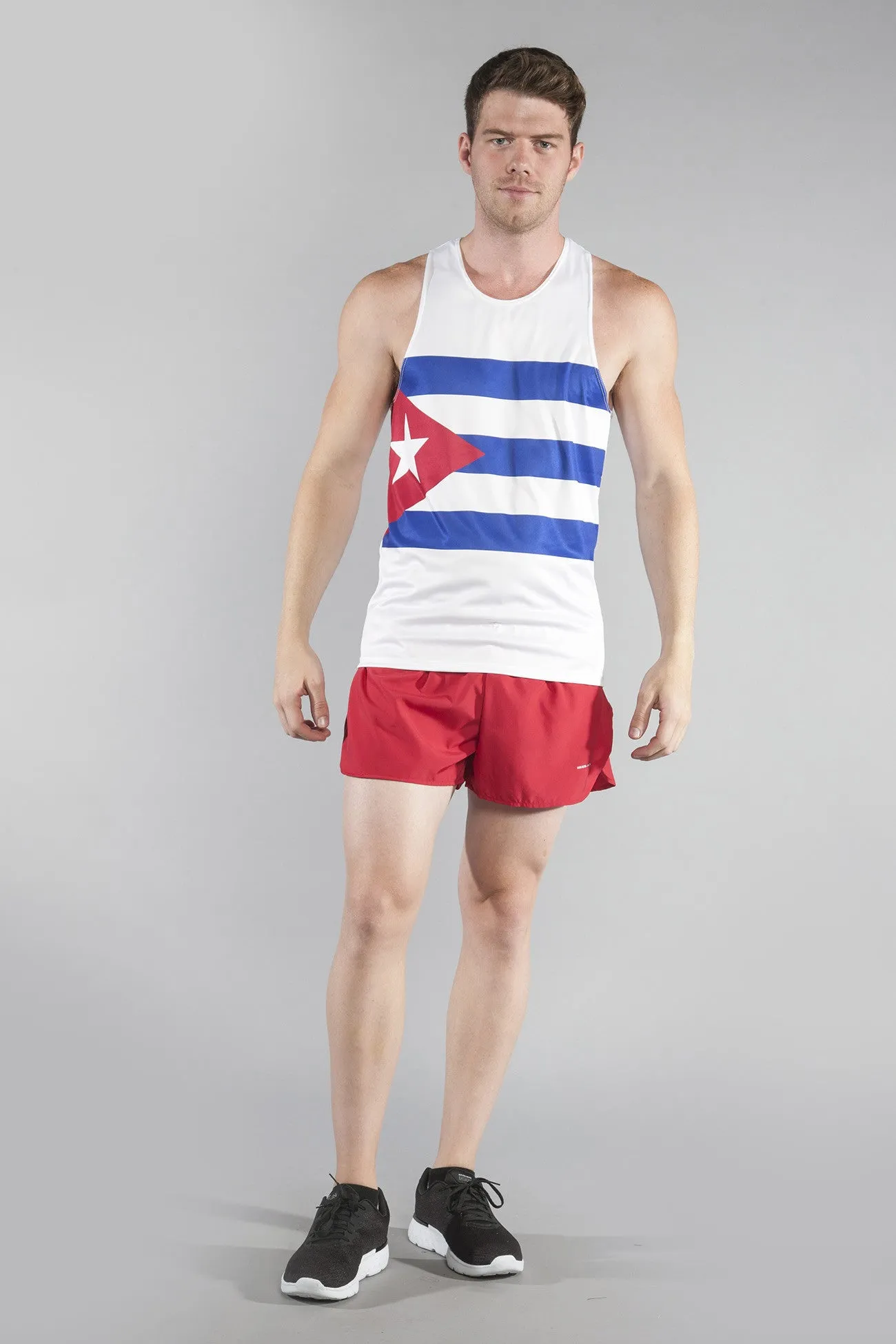 Men's Competitor Lite Printed Singlet [C] - Cuba