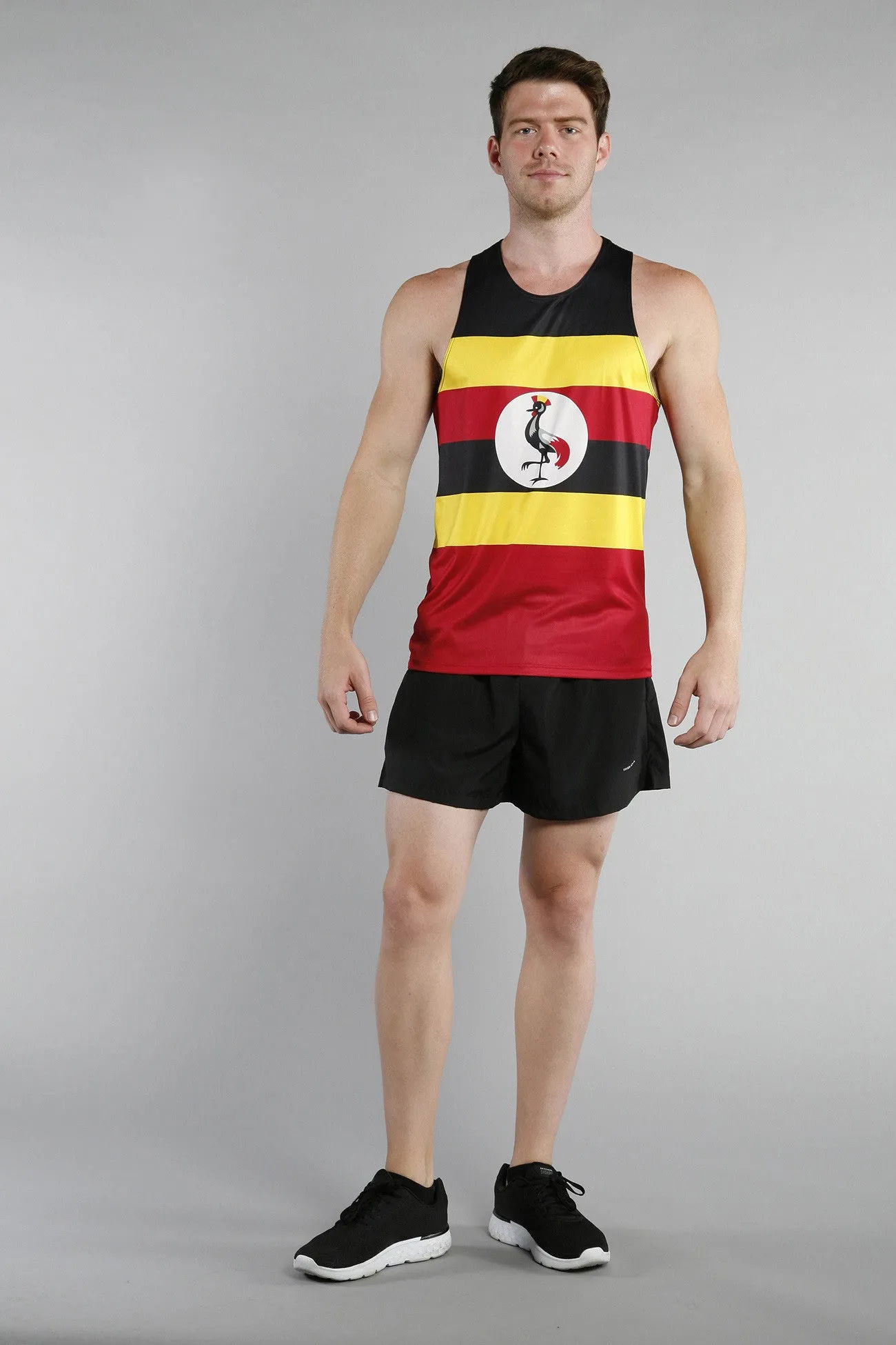 Men's Competitor Lite Printed Singlet [U-Z] - Uganda