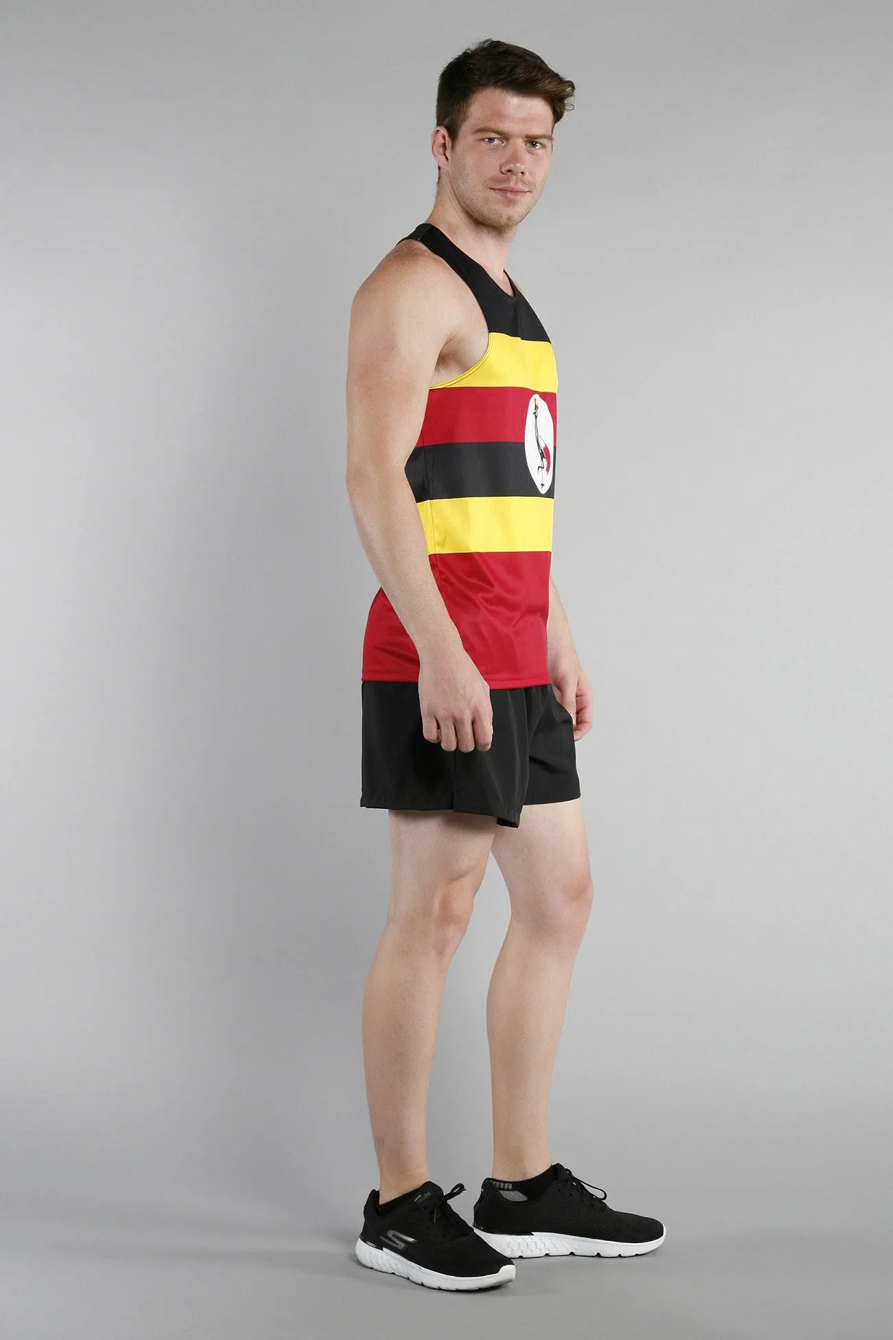 Men's Competitor Lite Printed Singlet [U-Z] - Uganda