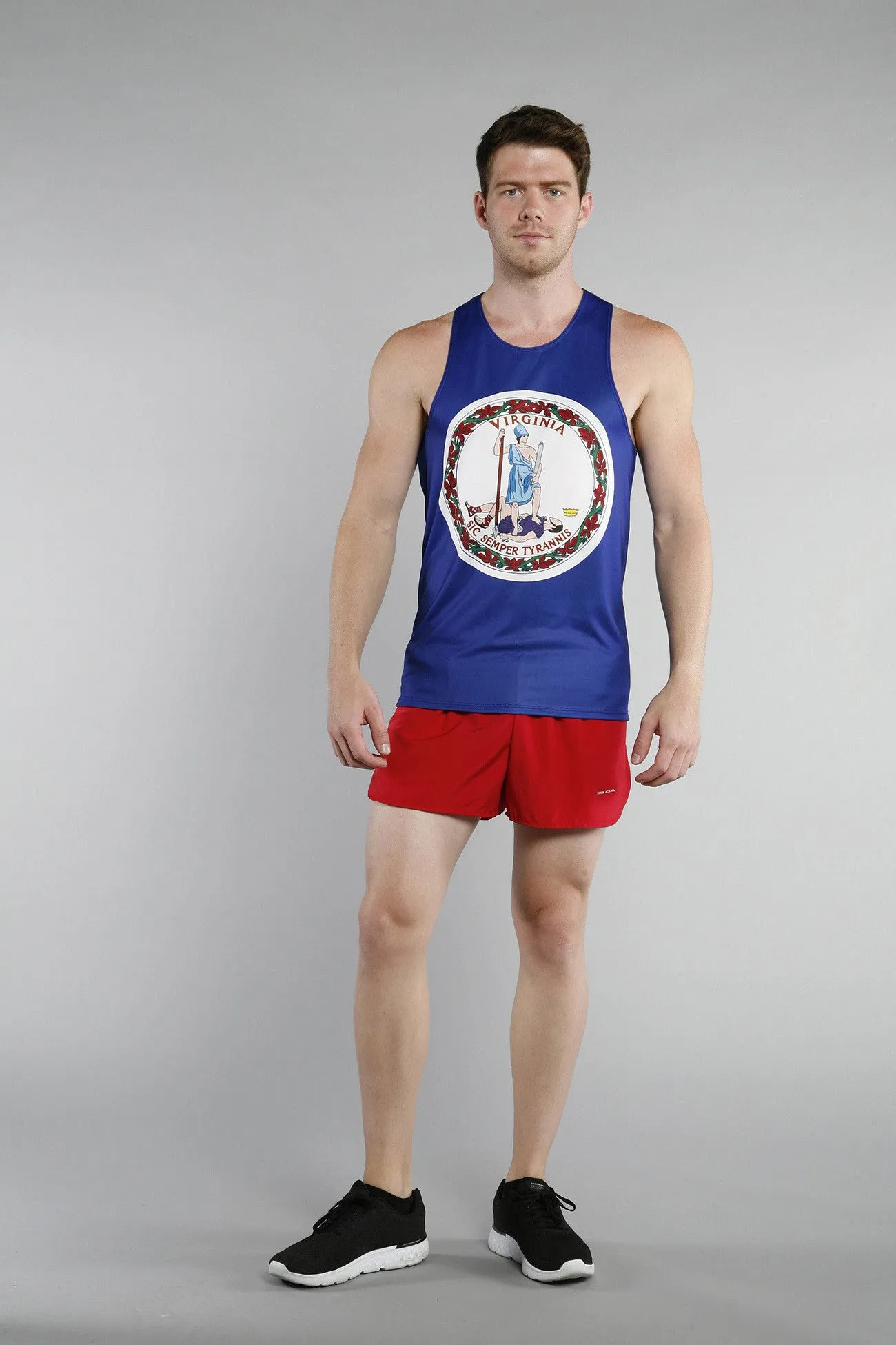 Men's Competitor Lite Printed Singlet [U-Z] - Virginia