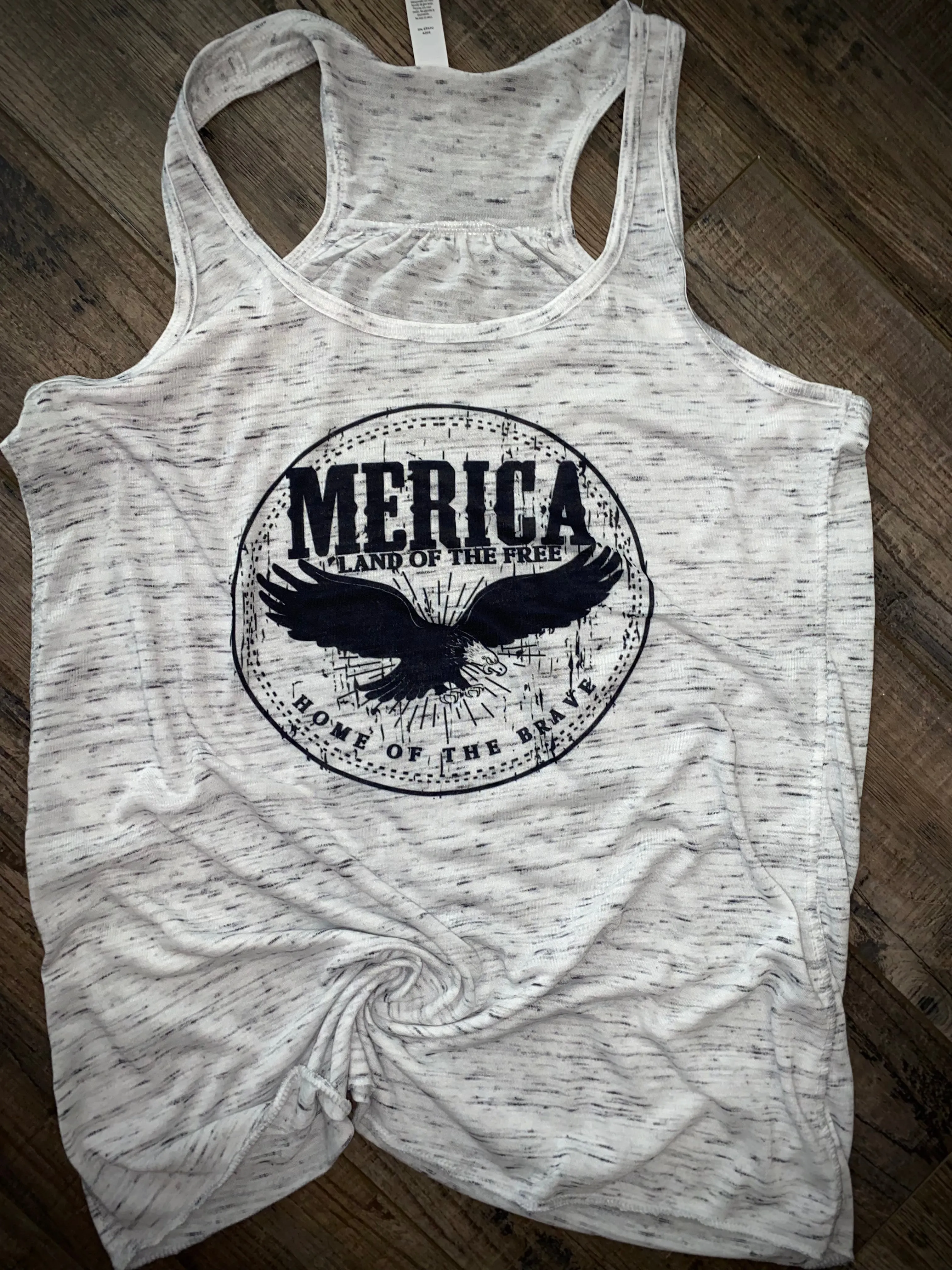 Merica' Distressed Eagle