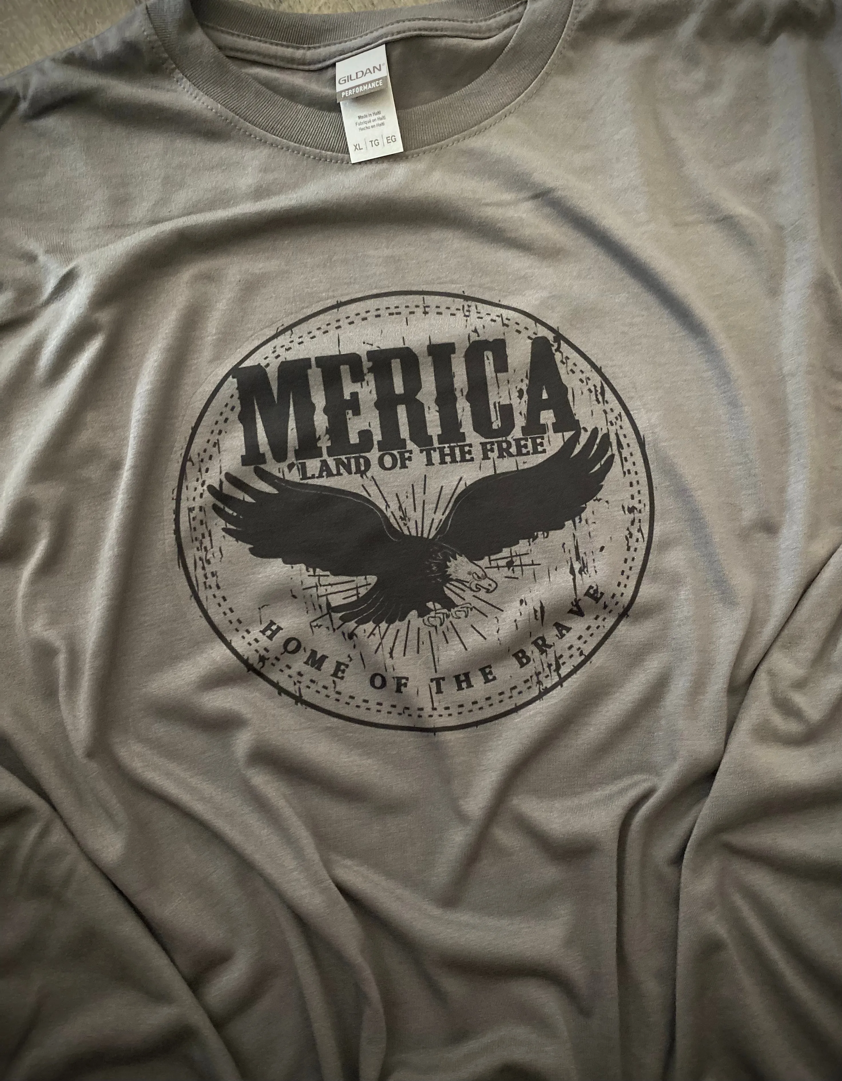 Merica' Distressed Eagle