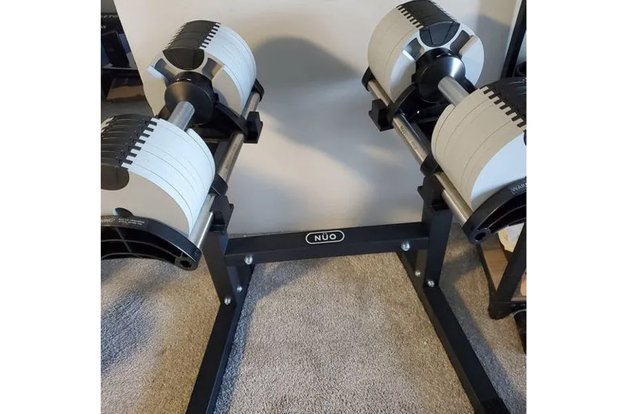 NÜOBELL Double-Legged Adjustable Dumbbell Stand