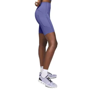 On Women's Performance All Day Movement Tights Shorts - Blueberry