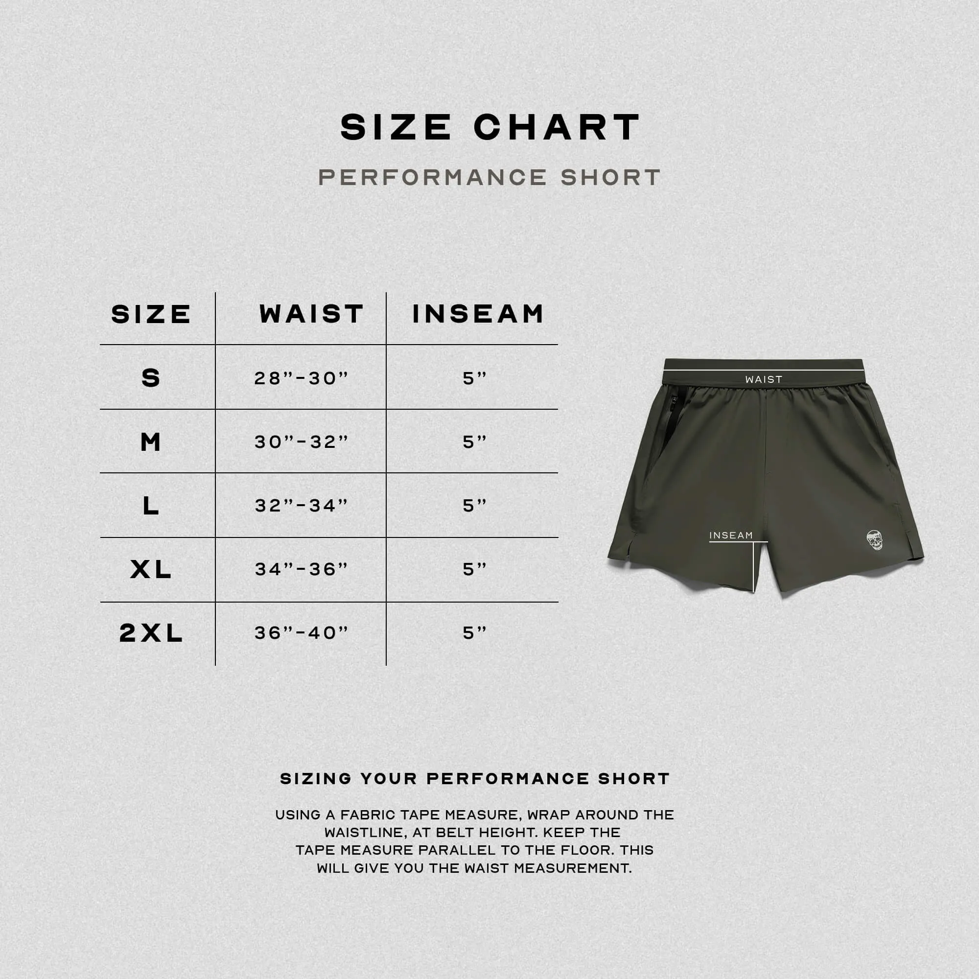 Performance Shorts - OD Green